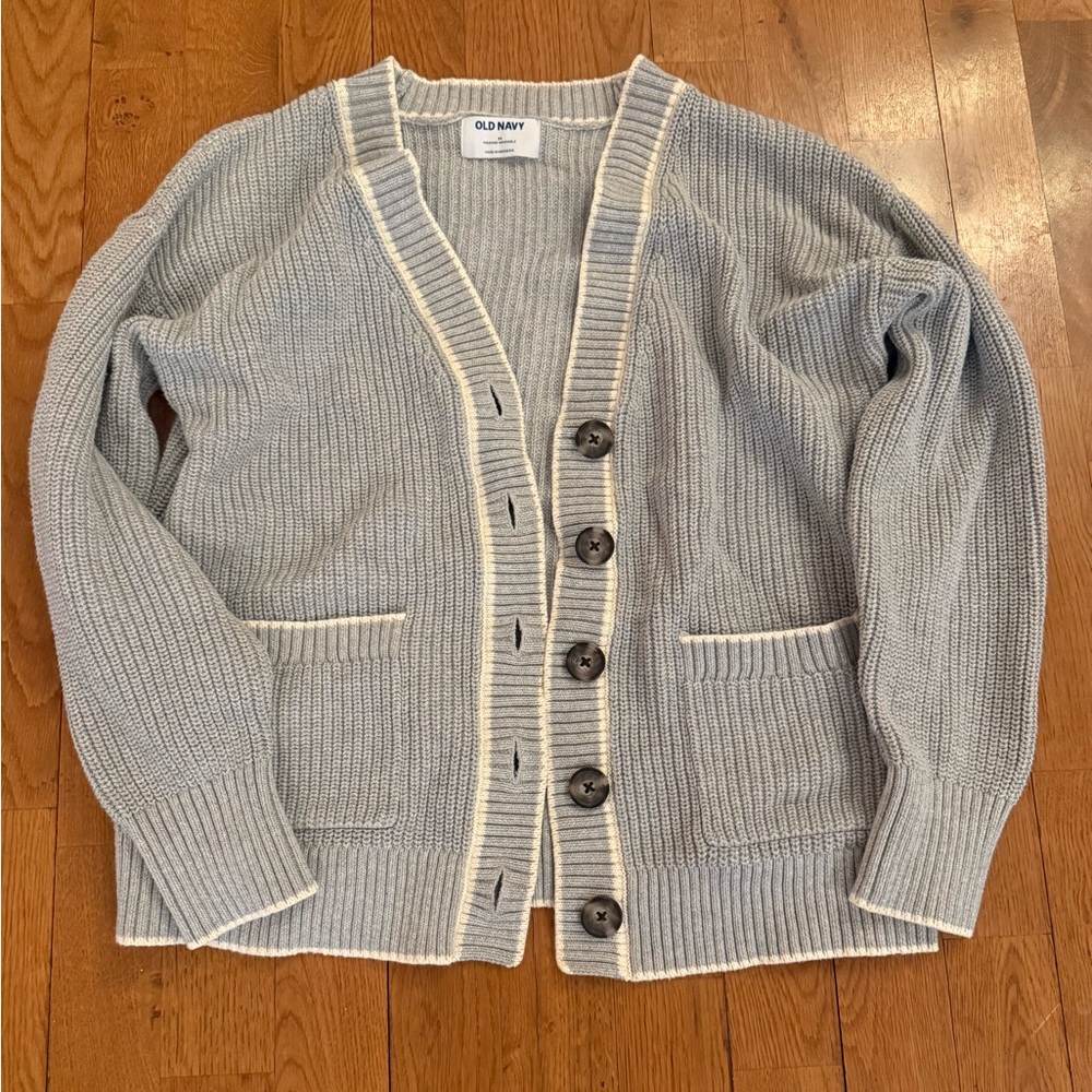 Old Navy Grey Cardigan - Size M